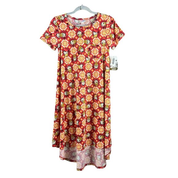 LulaRoe Carly Disney Women's Donald Duck Dress - Picture 1 of 6